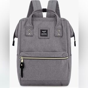 Himawari Laptop Backpack Travel Backpack With USB Charging Port Gray
